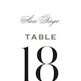 "Confection" - Table Numbers in Cloud by Jill Means - Detail