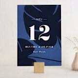 "Acapulco" - Table Numbers in Indigo by Angela Marzuki - Front