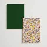 "Bountiful" - Table Numbers in Verde by Paper Sun Studio - Back of Card Options
