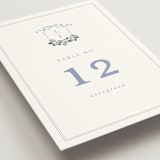 "Be With You" - Table Numbers in French by Design Lotus - Detail