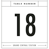 "Between the Lines" - Table Numbers in Blazer by Fine and Dandy Paperie - Detail