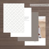 "Field" - Table Numbers in Ash by Megan Davis - Back of Card Options