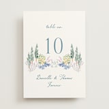 "Vineyard Love" - Table Numbers in Summer by Petra Kern - Front