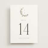 "Daphne" - Table Numbers in Sephia by Itsy Belle Studio - Front