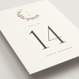 "Daphne" - Table Numbers in Sephia by Itsy Belle Studio - Detail