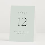 "Merryvale" - Table Numbers in Sky by Kelly Schmidt - Folded