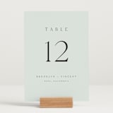"Merryvale" - Table Numbers in Sky by Kelly Schmidt - Displayed (stand not included)