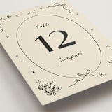 "Roses" - Table Numbers in Vanilla by Ani Somi - Detail