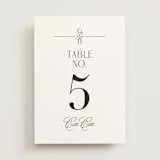 "Grand Scale" - Table Numbers in Caviar by Olivia Raufman - Front