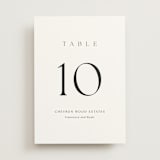 "Circle monogram" - Table Numbers in Cotton by Stacey Meacham - Front