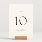 "Circle monogram" - Table Numbers in Cotton by Stacey Meacham - Displayed (stand not included)
