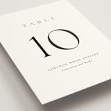 "Circle monogram" - Table Numbers in Cotton by Stacey Meacham - Detail