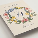 "A wedding in Low Country" - Table Numbers in Cornflower by Chris Griffith - Detail