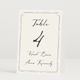 "Southern Soul" - Table Numbers in Cloudy by Sherley Ferreira - Folded