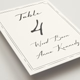 "Southern Soul" - Table Numbers in Cloudy by Sherley Ferreira - Detail