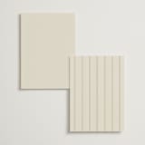 "floral stamp" - Table Numbers in Ivory by Baumbirdy - Back of Card Options