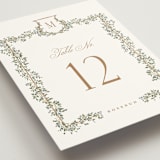 "Arbour" - Table Numbers in Lake by Leah Bisch - Detail