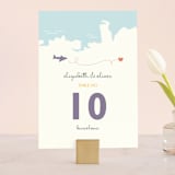 "Destination" - Table Numbers in Lilac Haze by leslie hamer - Front