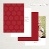 "Double Happiness Seal" - Table Numbers in Carmine by Lori James - Back of Card Options