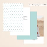"Old Post Road" - Table Numbers in Sea Salt by Jennifer Wick - Back of Card Options