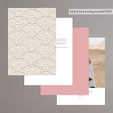 "1081" - Table Numbers in Blush by GeekInk Design - Back of Card Options