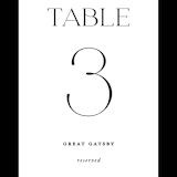 "tomorrows" - Table Numbers in Ink by Lori Wemple - Detail