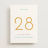 "rainbow 2.0" - Table Numbers in Light Hearted by Deborah Chou - Front
