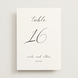 "Poem" - Table Numbers in Snow by Maja Cunningham - Front