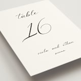 "Poem" - Table Numbers in Snow by Maja Cunningham - Detail