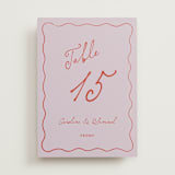 "Whimsical" - Table Numbers in Lavender by Kelly Watkins - Front