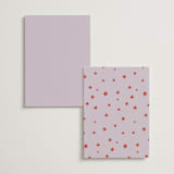 "Whimsical" - Table Numbers in Lavender by Kelly Watkins - Back of Card Options