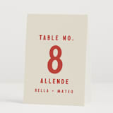 "Coyota" - Table Numbers in Sierra by Ani Somi - Folded