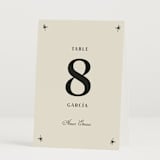 "Milagro" - Table Numbers in Ivory by Ani Somi - Folded