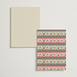 "Mughal Gardens" - Table Numbers in Ivory by Sherley Ferreira - Back of Card Options