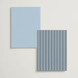 "Tarte Tatin" - Table Numbers in Sky by Blustery August - Back of Card Options