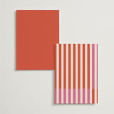 "Color Block" - Table Numbers in Pop by letterfix - Back of Card Options
