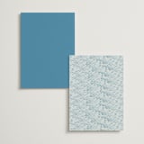 "Puglia" - Table Numbers in Ocean by Pati Cascino - Back of Card Options