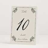 "Puglia" - Table Numbers in Rock by Pati Cascino - Folded