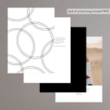 "Union Stack" - Table Numbers in Diamond by Jessica Corliss - Back of Card Options