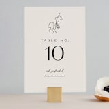 "Wine Label" - Table Numbers in Stone by Owl and Toad - Front