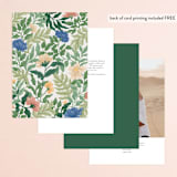 "Floral Garden" - Table Numbers in Garden by Elly - Back of Card Options