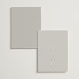 "Overlay" - Table Numbers in Dove by Meggy Masters - Back of Card Options