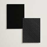 "Bold Elegance" - Table Numbers in Snow by Katherine Moynagh - Back of Card Options