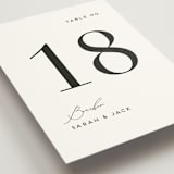 "the script" - Table Numbers in Tuxedo by Genna Blackburn - Detail