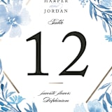 "Poetic Blue" - Table Numbers in Sky by Qing Ji - Detail