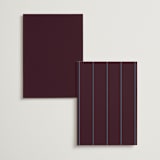 "sophisticate" - Table Numbers in Plum by Owl and Toad - Back of Card Options