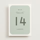 "Penumbra" - Table Numbers in Garden by Snow and Ivy - Front