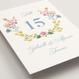 "Everlasting Romance" - Table Numbers in Meadow by Petra Kern - Detail