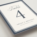 "Ariah" - Table Numbers in French Blue by Jennifer Postorino - Detail