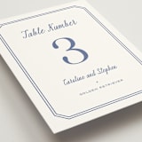 "Deluxe" - Table Numbers in Blueberry by Carolyn MacLaren - Detail